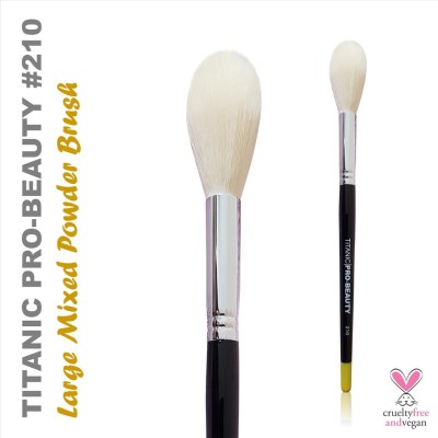 Titanic Pro-Beauty Brush 210 Large Mixed Powder